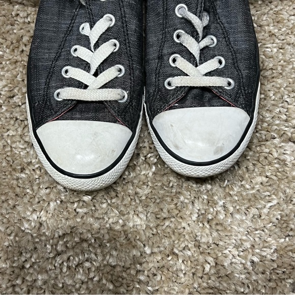 Black Low Top Converse All Star Sneakers - Picture 4 of 4